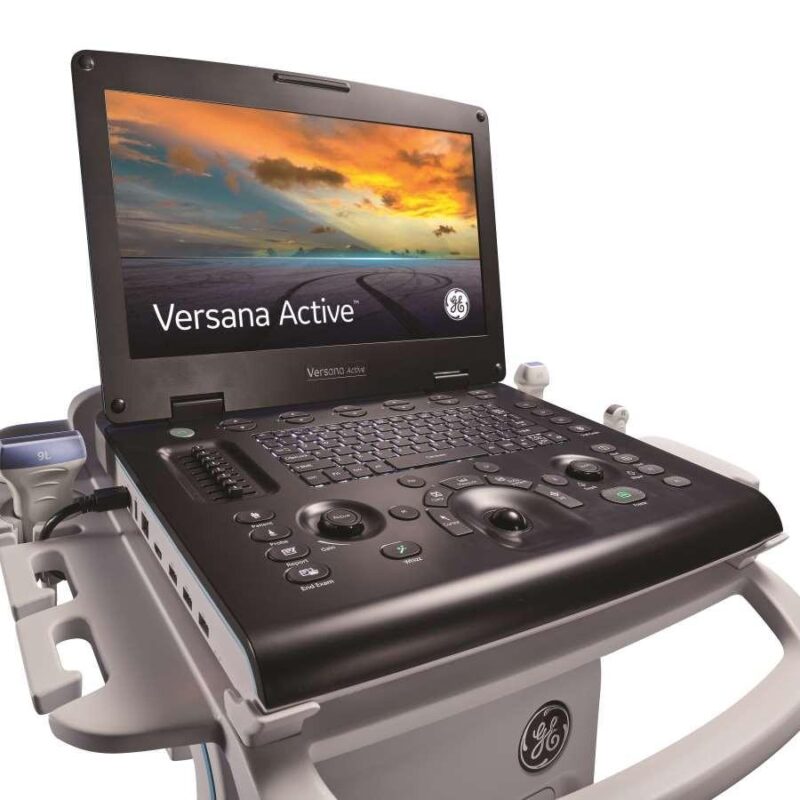 GE_Versana_Active_Ultrasound_Machine_For_Sale_with_cart