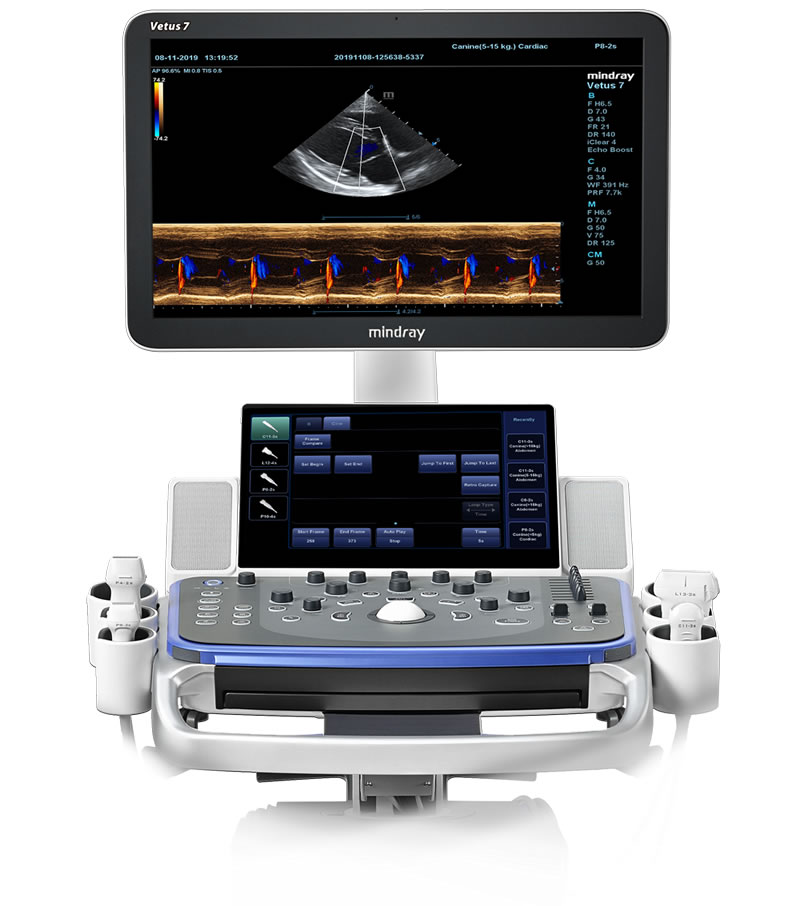 mindray-vetus-7-console-vet-ultrasound-for-sale
